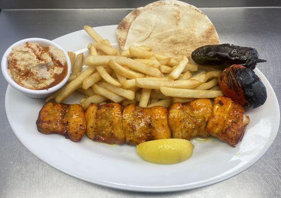 Chicken Thigh Plate with fries