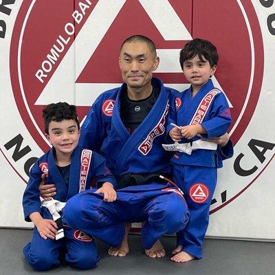 We earned our first stripe! We are so grateful to Professor Jason and his instructors as we continue on our jiujitsu journey.