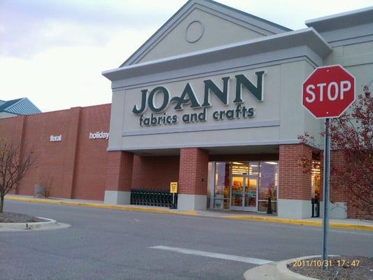 There's a message here.  I "Stop" for every Joann's!