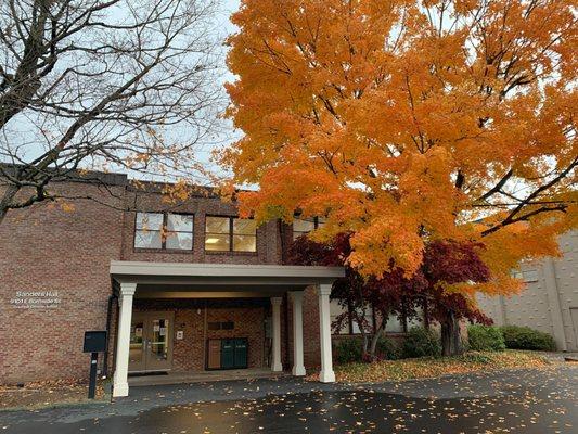 J.P. Sanders Hall is the site for most of the high school classrooms.