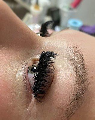 Volume lash extensions