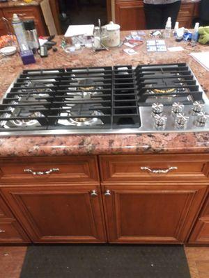 Install new downdraft cooktop.