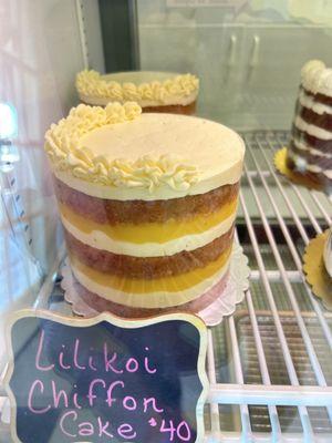 Lilikoi chiffon cake