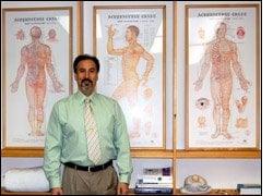 Robert and acupuncture wall chart