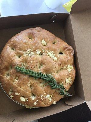 Rosemary and garlic focaccia bread