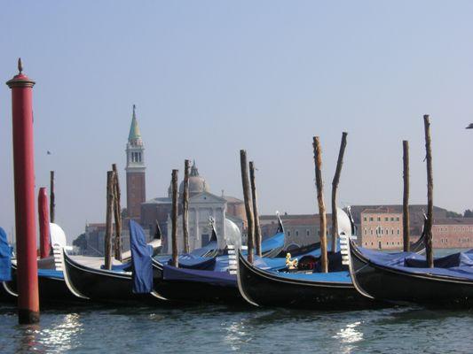 Gondolas in Venice, Italy