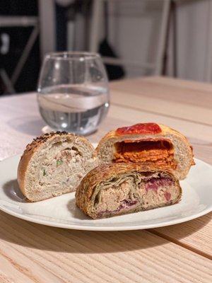 Thanksgiving Croissant, Bagel Bomb and Pepperoni Bomb