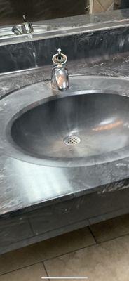 Broken sink ..been over two weeks during a pandemic