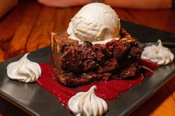 Chocolate Bread Pudding