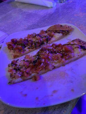 Slices of Bruschetta appetizer