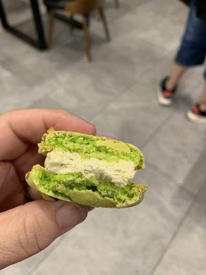 Pistachio macaron was delicious