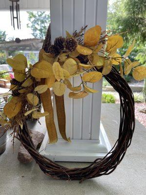 Golden wreath