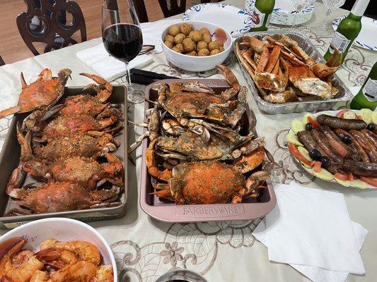 Crab feast!