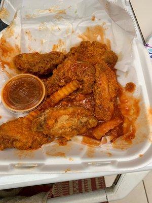 Hot Breaded Wings