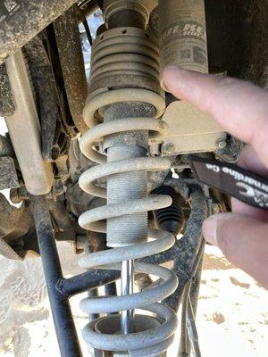 Worn out shocks