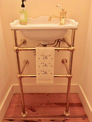 Brass Sink Stand