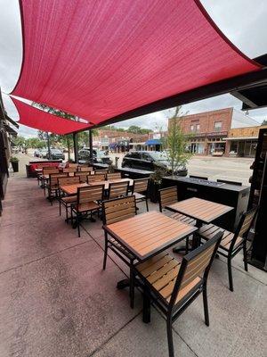 Outdoor seating