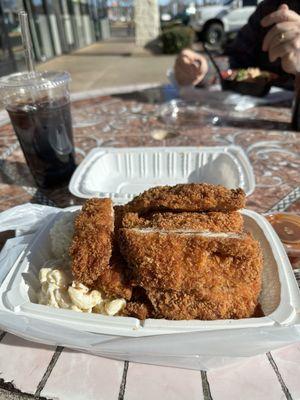 Small chicken katsu combo