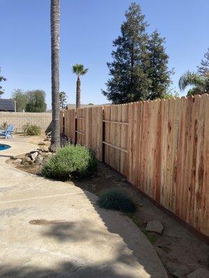 New fence install