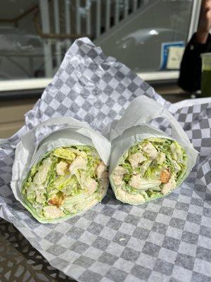 Chicken Caesar Salad Wrap