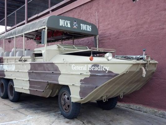 General Bradley is the DUKW we rode on...