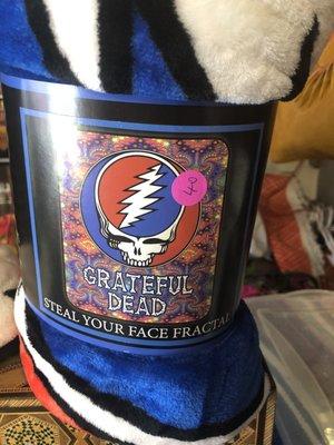 Licensed Grateful Dead blankets stop by nicks imports