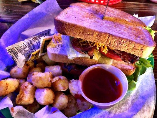 Jerry's BLT and tots - just okay