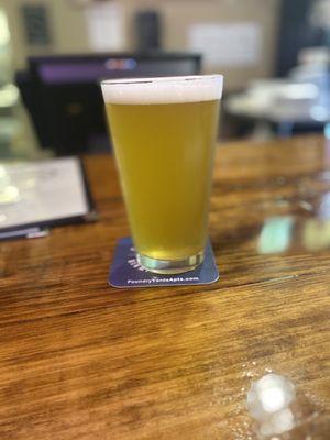 Hazy pale ale by yellow hammer ( I think )