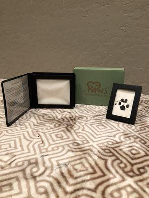 Clay or ink paw print keepsakes available.