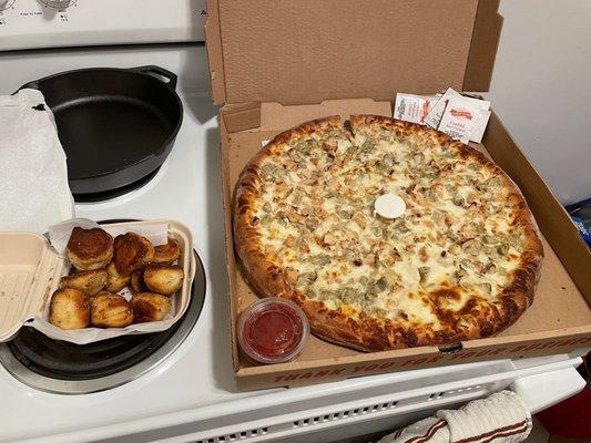 Garlic Knots, Big G XL pizza