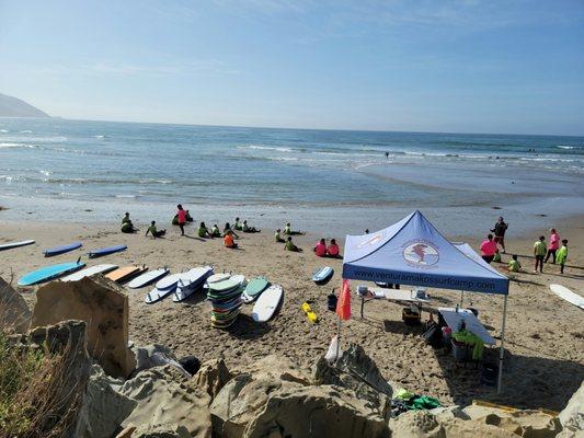 Makos Surf Camp at Mondo's Beach.