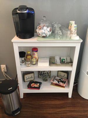 Coffee and tea station!