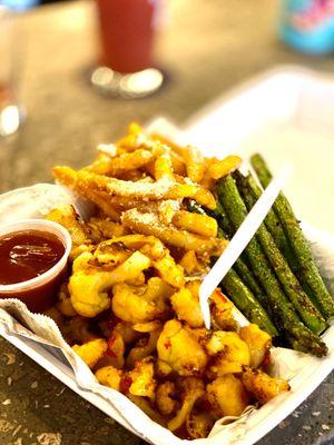 Cauliflower and truffle fries