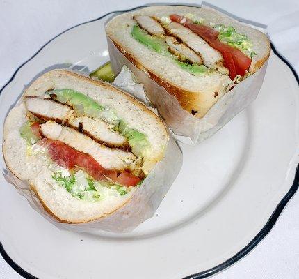 Cajun chicken sandwich