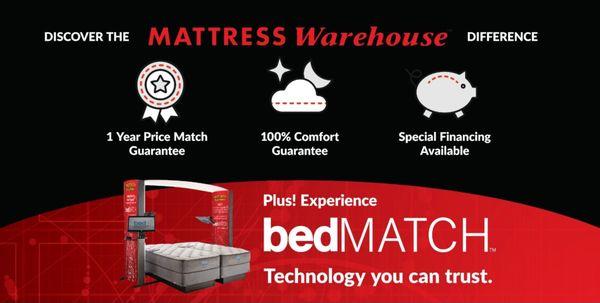 Mattress Warehouse guarantees