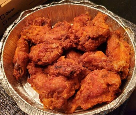 Breaded Buffalo wings