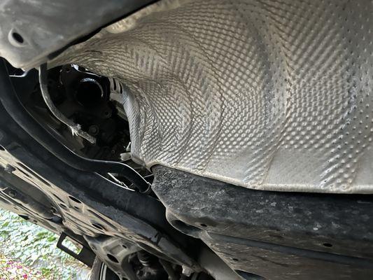 Stolen catalytic converter