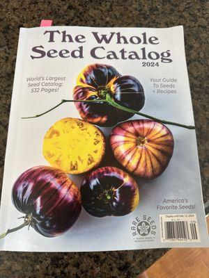 I'm SO EXCITED!! I got the New Baker Creek Heirloom Seed catalog!!! Join their email club- you can get this 530pg. catalog for FREE!