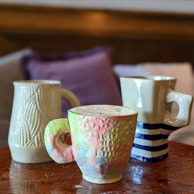 Create your own mug in our 2 hour mug hand-building class