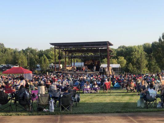 Amphitheater for outdoor concert