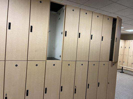 Broken lockers