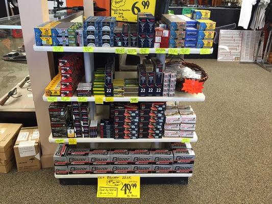 ".22 is hard to find!" NOT HERE! We keep plenty in stock.