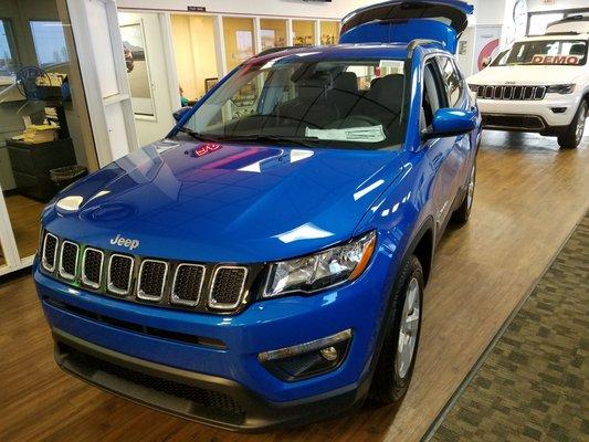 The newly redesigned 2017 Jeep Compass. Interior volume is surprisingly ...large.