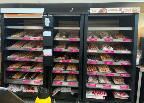 A nice selection of yummy donuts.