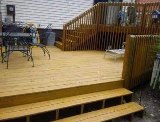 Stain deck