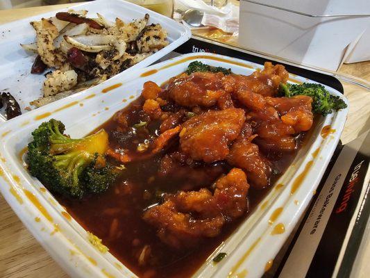 Orange chicken / chicken with orange sauce