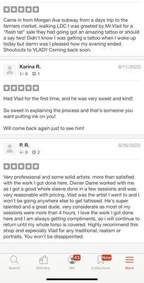 REVIEWS THAT YELP TOOK DOWN FROM CLIENTS