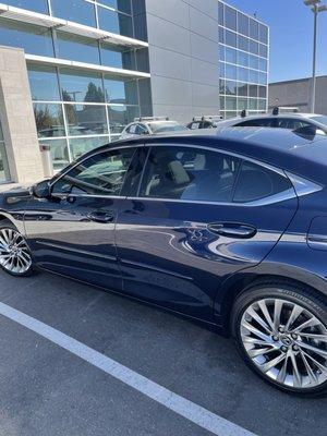 My Lexus ES350 - front and back windows tinted perfectly by Robert .