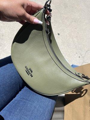 Olive green Aria Shoulder bag