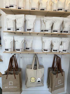 Flour and tote bags